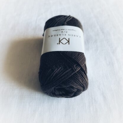 Karen Klarbæk Økologisk Bomuld 8/4, 68 Chocolate Brown