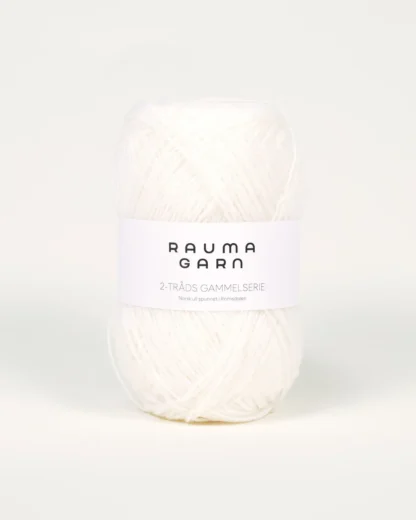 Rauma 2-tråds gammelserie, 400 hvid