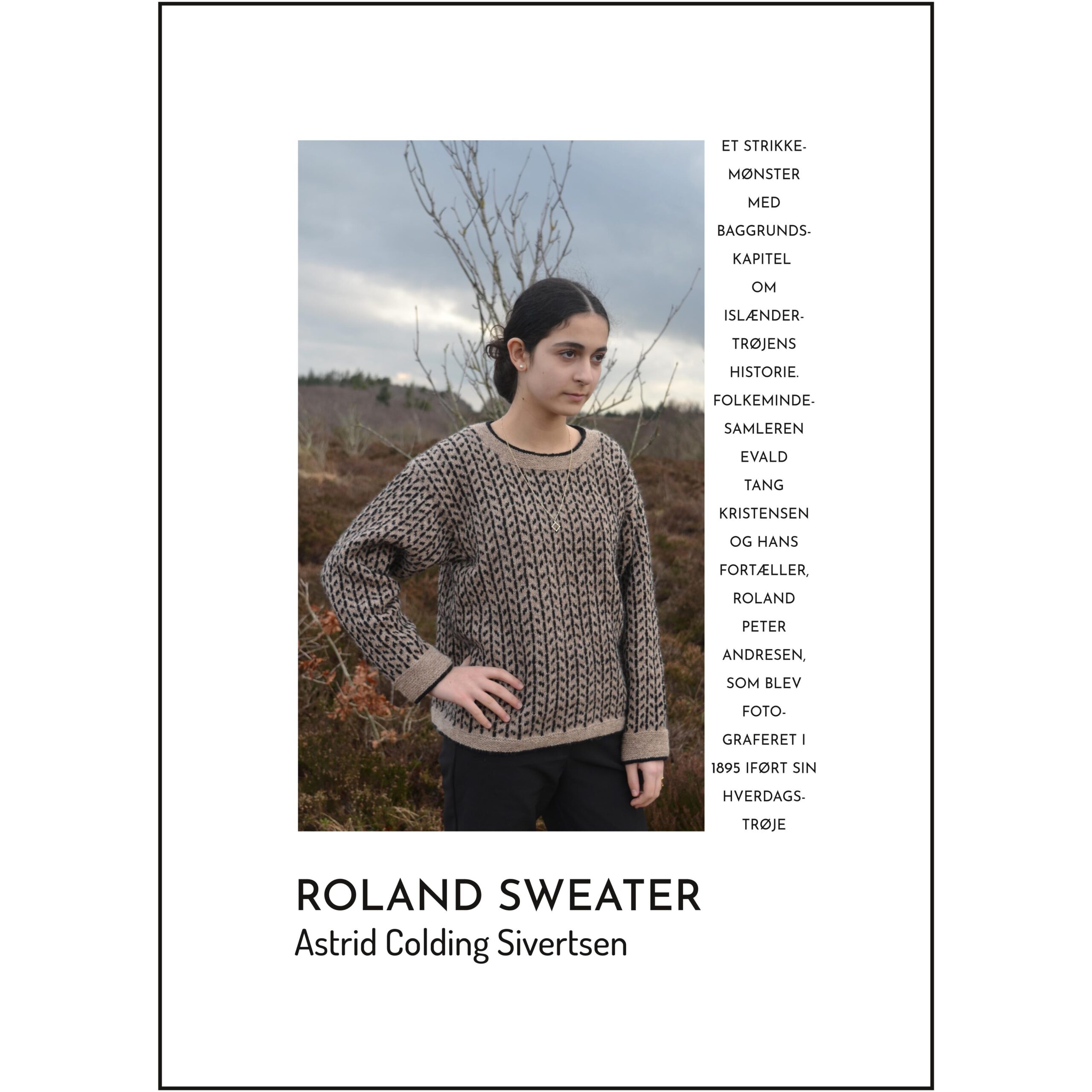 Roland Sweater strikkemønster, trykt