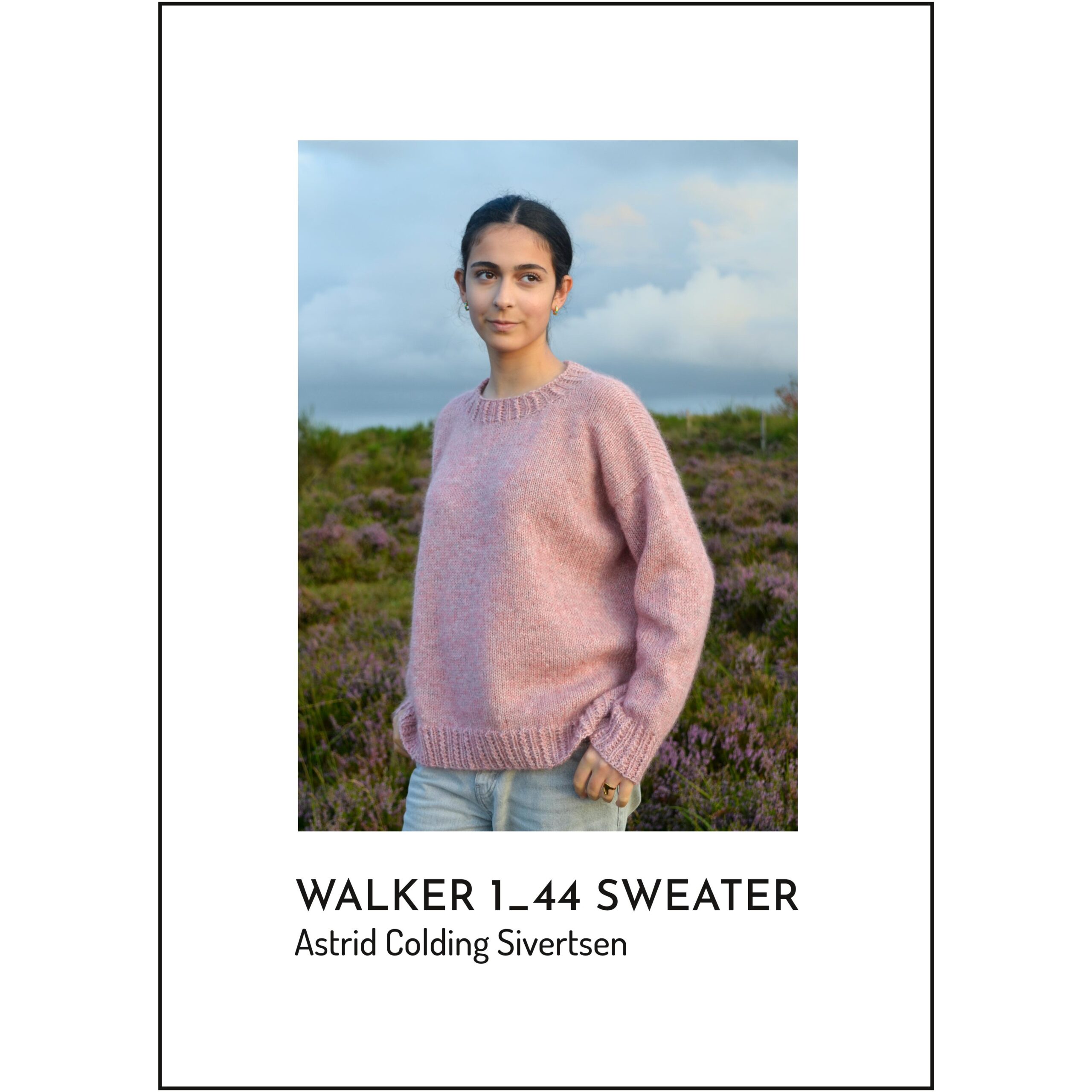 Walker 1_44 Sweater strikkemønster, trykt