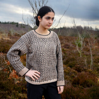 Roland Sweater strikkemønster, pdf