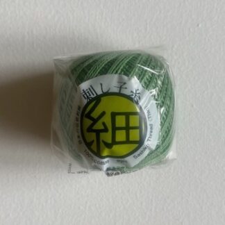 Olympus sashiko broderigarn, tyndt, 207 støvgrøn