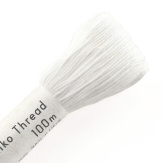 Olympus sashiko broderigarn, tykt, 101 hvid
