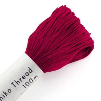 Olympus sashiko broderigarn, tykt, 104 rød