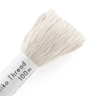 Olympus sashiko broderigarn, tykt, 131 gråhvid
