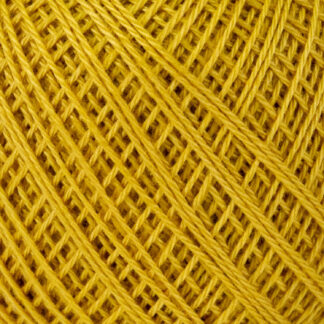 Olympus sashiko broderigarn, tyndt, 205 sennepsgul